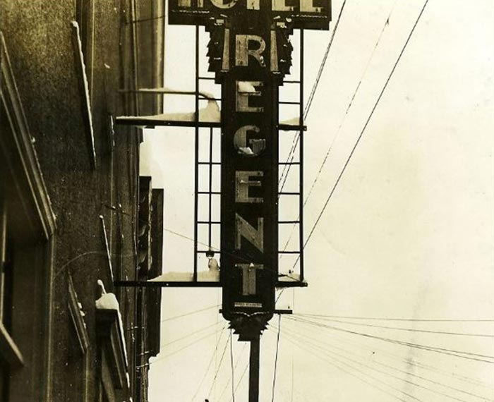 Regent Hotel Signage